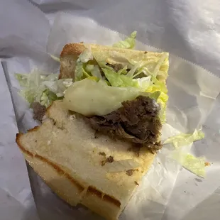 Sad cheesesteak