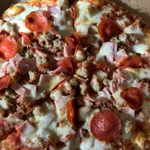 All Meat Pizza Thank you for a great pizza