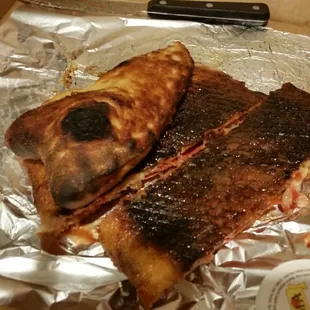 calzone well done :-(  3/4/2015