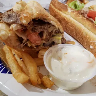 Steak and cheese. Also very good.