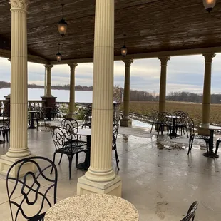 Beautiful outside tasting area