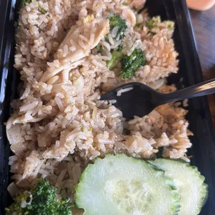 Thai Fried Rice with chicken