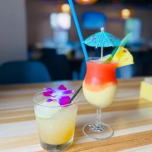 Mai Tai &amp; Miami Vice (fresh-squeezed juices, house-made syrups, high-quality spirits)