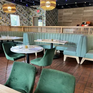 interior, sushi and sashimi