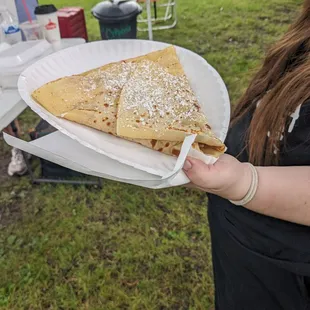Lemon ricotta crepe