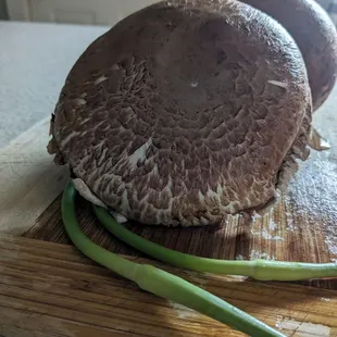 Huge Portobello mushrooms