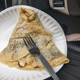 Banana/Nutella crepe