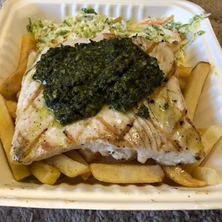 Grilled Cajun Ono Fish