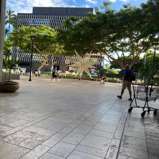 A plaza in the market
