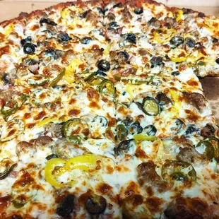 a pizza in a box