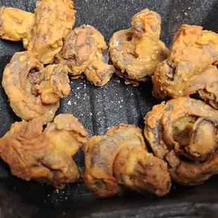 fried chicken in a pan