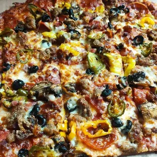 a pizza in a box