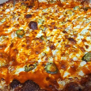 pizza, food