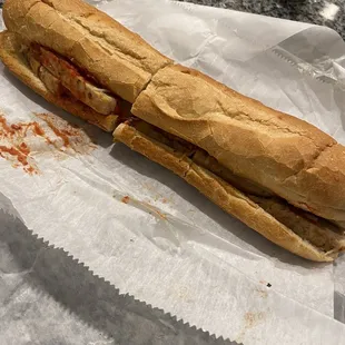 Chicken parm sub