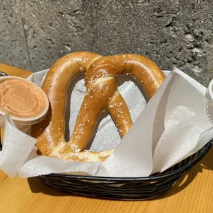 Giant pretzel