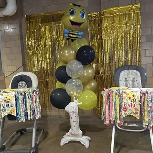 Decorations for twins 1st birthday party