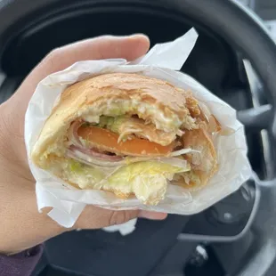 BBQ Chicken Sandwich ( with avocado) no cheese.