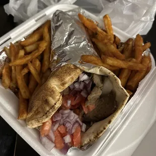 Lamb Gyro Meal