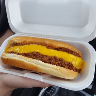 Spanish cheese dog, one of a kind.... will drive 1000 miles for it