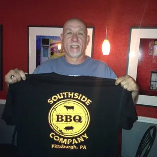 T-shirts are also available for purchase.