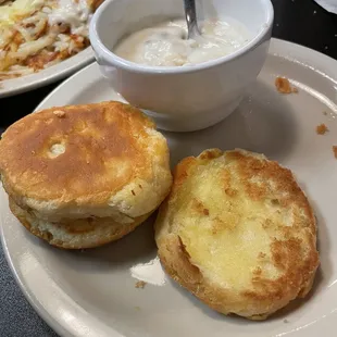 Half Biscuit and Gravy