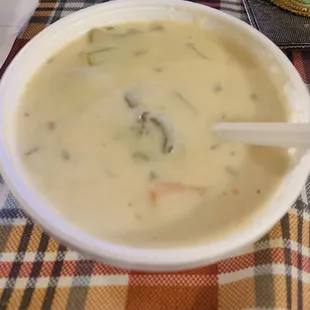 Awesome cream of mushroom soup!