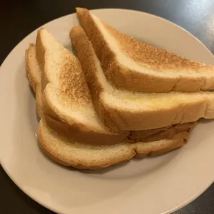 White toast