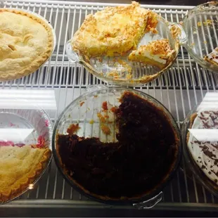 $2.65 for a slice of pie. All of their pies are homemade!!! Mom &amp; Pap shop love!