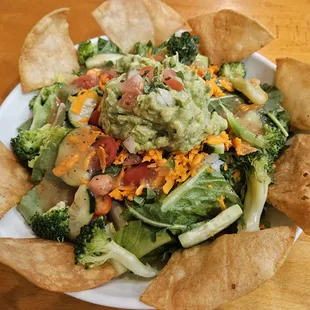 Guac and Chips Salad
