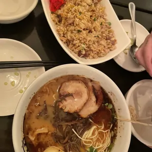 Classic Shoyu Ramen Chicken Fried Rice