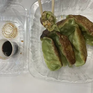 veggie gyoza