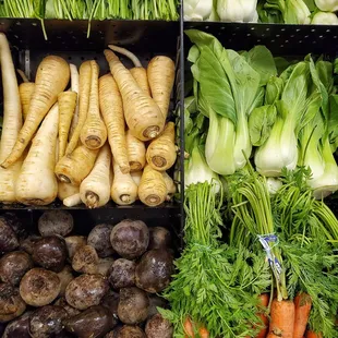 carrots, turnips, and other vegetables