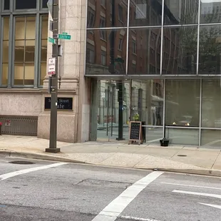 Unassuming entrance