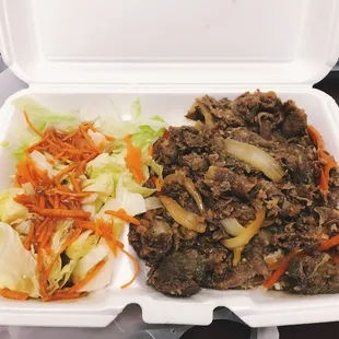 Thursday Special - Bul Go Gi with White Rice. Soooo good!