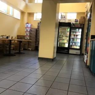 the inside of the restaurant