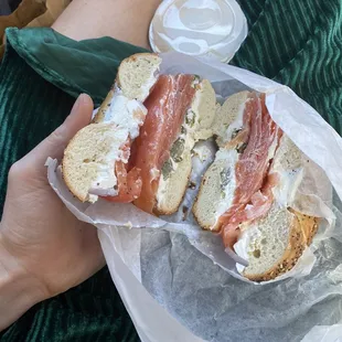 Lox bagel