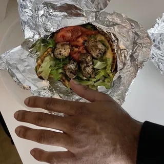 Souvlaki Sandwich (Shish Kebob)