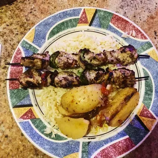 Souvlaki Platter (Shishkebob)