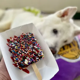 OG Sprinkles with Raspberry Drizzzzle