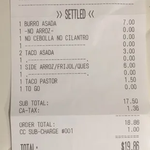 Receipt