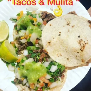 MULITAS AND TACOS 
SOUTH TACOS R&amp;R