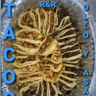 WE ARE AVAILABLE PHONE ORDERS  9095187450  TACOS  POLLO( CHICKEN) ASADA (BEEF)