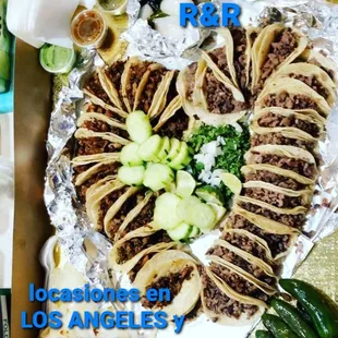 SPECIAL ORDER TACOS TO-GO 
WHEREVER YOU WANT 
WE ARE AVAILABLE PHONE ORDERS 
9095187450