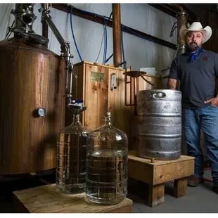 Royel Aguilar, Founder/Distiller of South Texas Distillery, Home of Wild Rag Vodka.