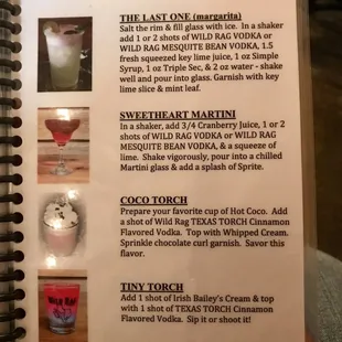 Drink Menu...