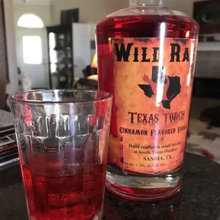 Texas Torch Cinnamon Flavored Vodka! ...nice li'l kick...