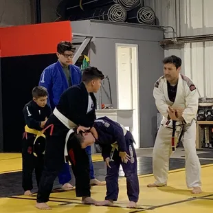 Kids BJJ class