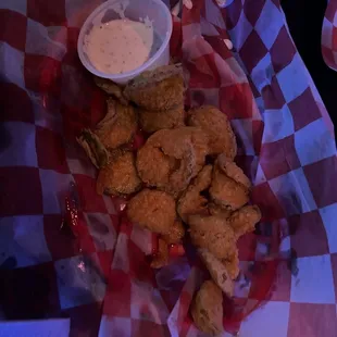Fried Pickles, they are delicious!