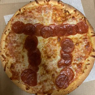 Greek letters pi pizza