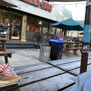 Outdoor seating area